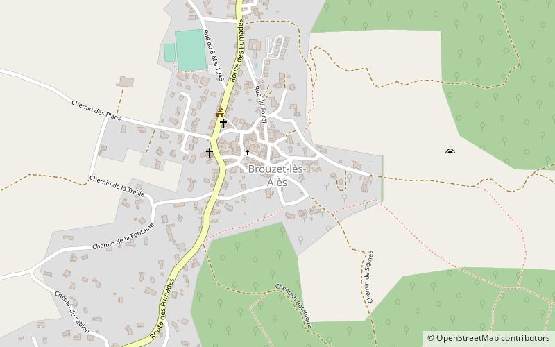 Brouzet-lès-Alès location map