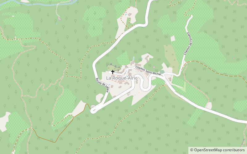 La Roque-Alric location map