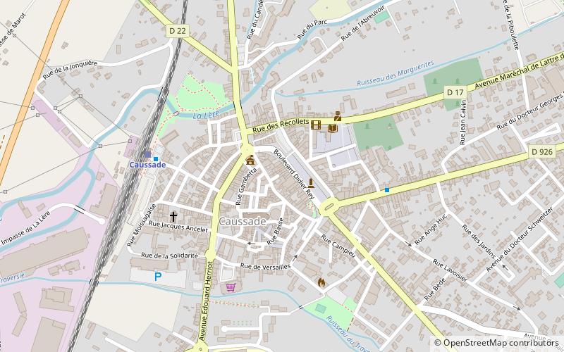 Caussade location map