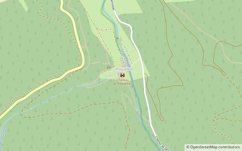 Château de Roquedols location map