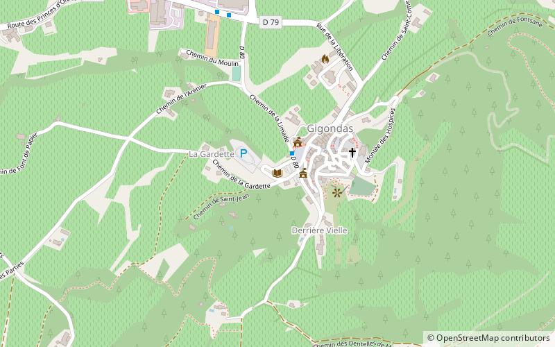 Gigondas location map