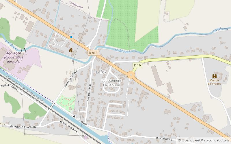 Lafox location map