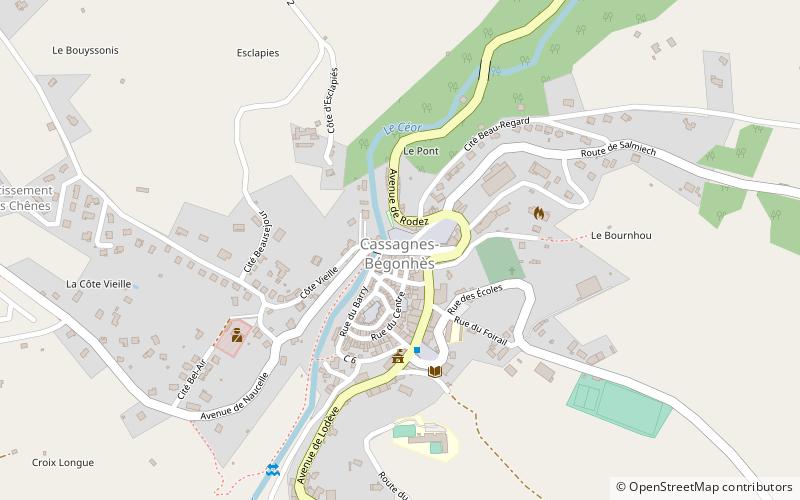 Cassagnes-Bégonhès location map