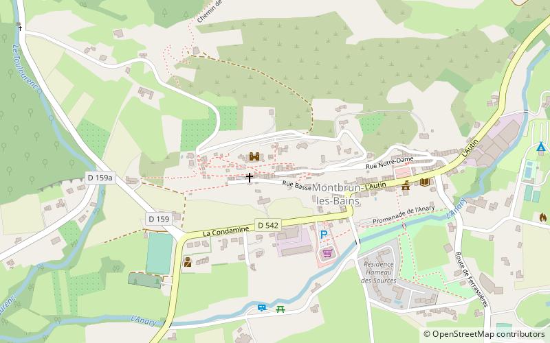 Belfried location map