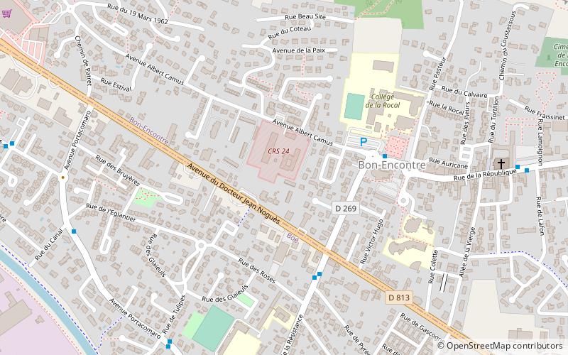 Bon-Encontre location map