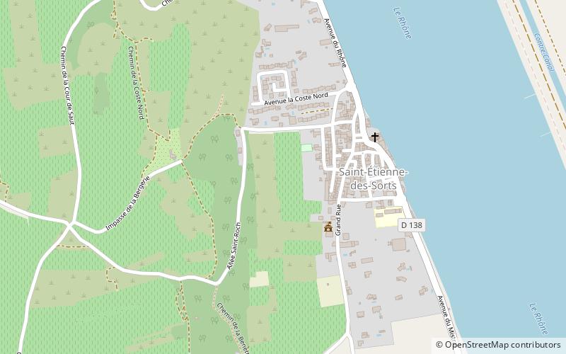 Saint-Étienne-des-Sorts location map