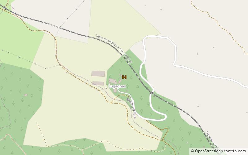 Château de Lugagnac location map