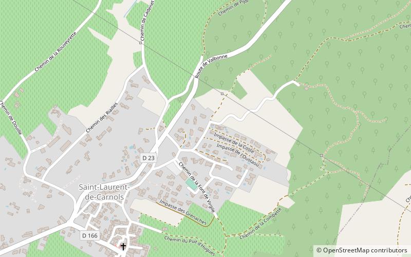 Cornillon location map