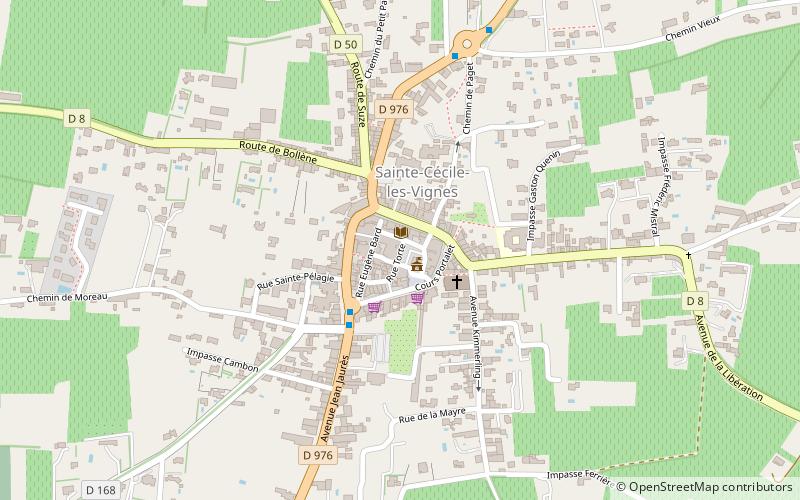 Sainte-Cécile-les-Vignes location map