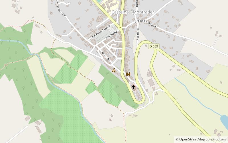 Hôtel de ville de Castelnau-Montratier location map