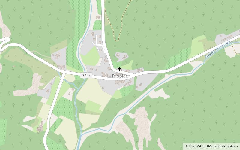 Propiac location map