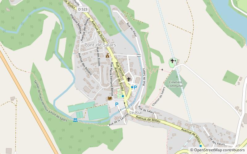 Pont-de-Salars location map