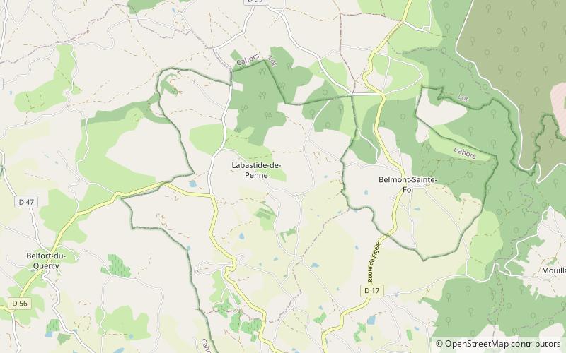 Labastide-de-Penne location map