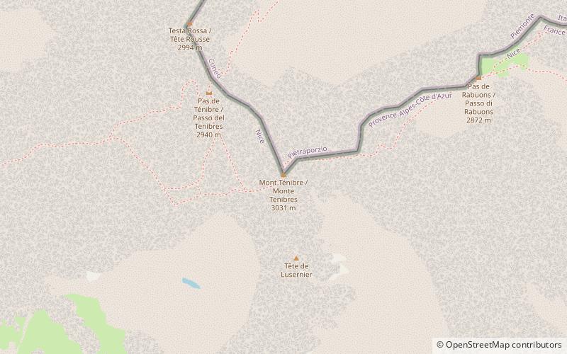 Mont Ténibre location map