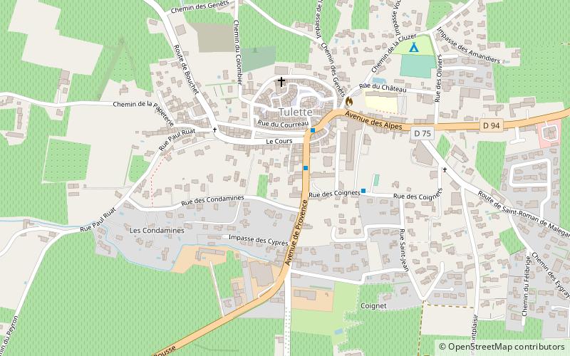 Tulette location map