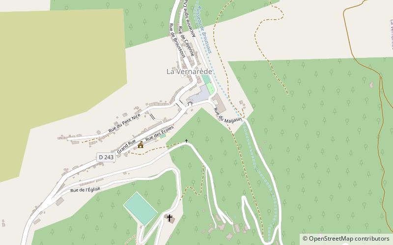 La Vernarède location map