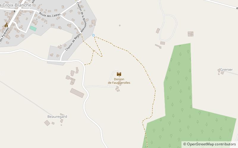 Donjon de Fauguerolles location map