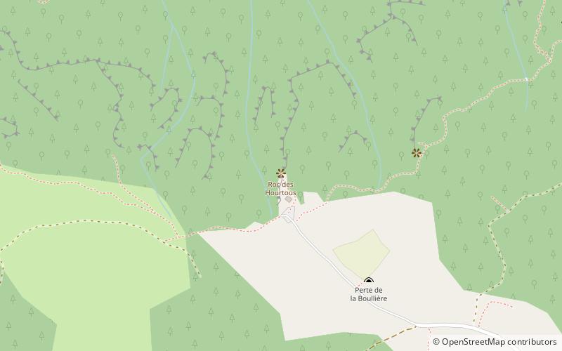 roc de hourtous la malene location map