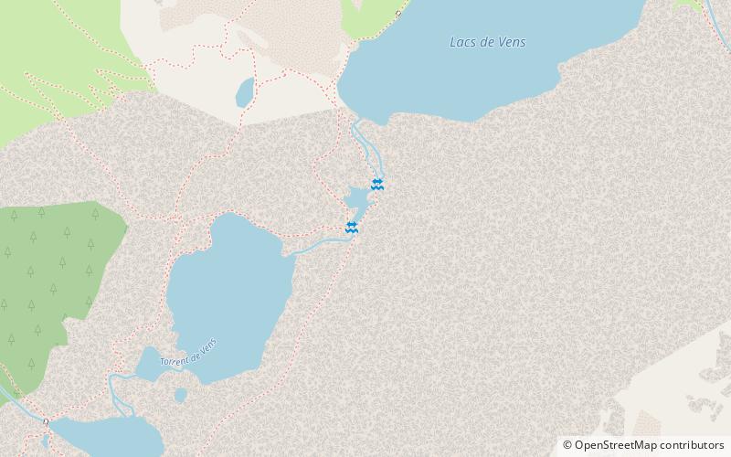Lacs de Vens location map