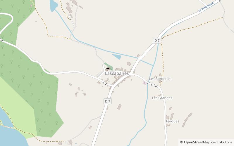 Lascabanes location map