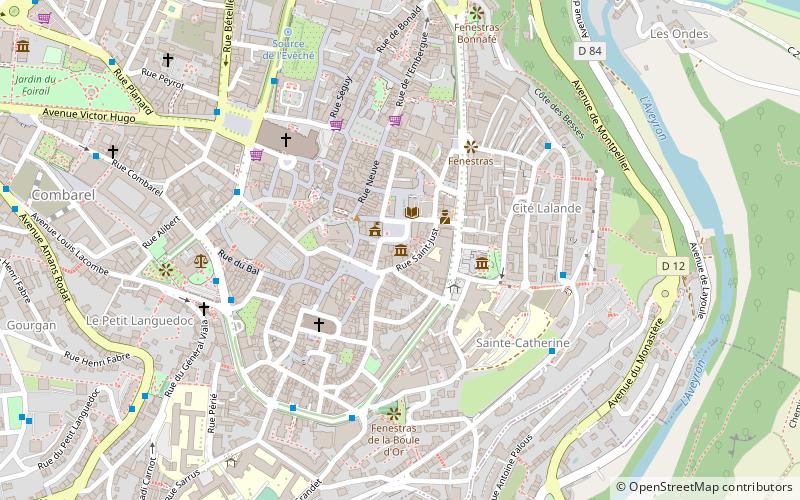 Musée Fenaille location map