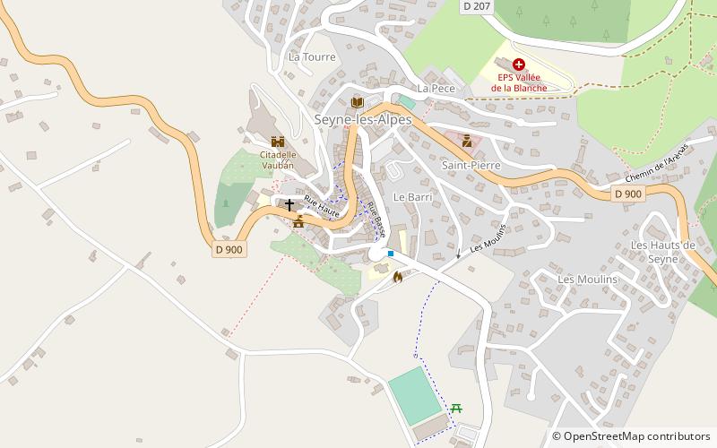 Couvent des Dominicains de Seyne location map