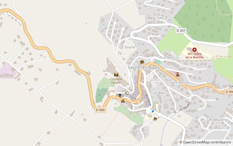 Citadelle Vauban location map