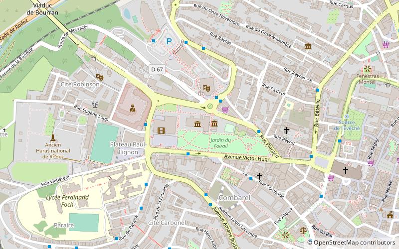 Musée Soulages location map