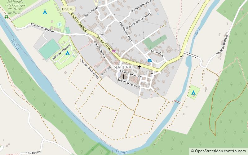 Église Saint-Pierre-et-Saint-Paul d'Ispagnac location map