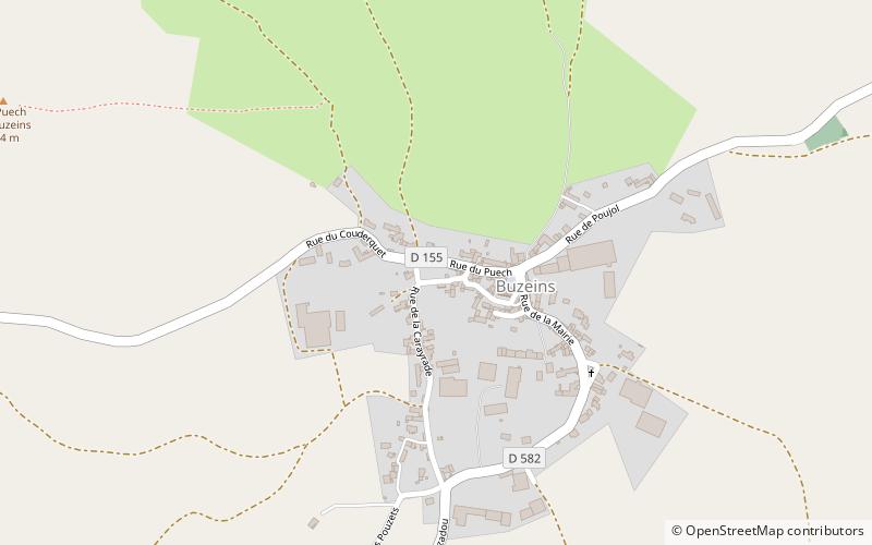 Buzeins location map