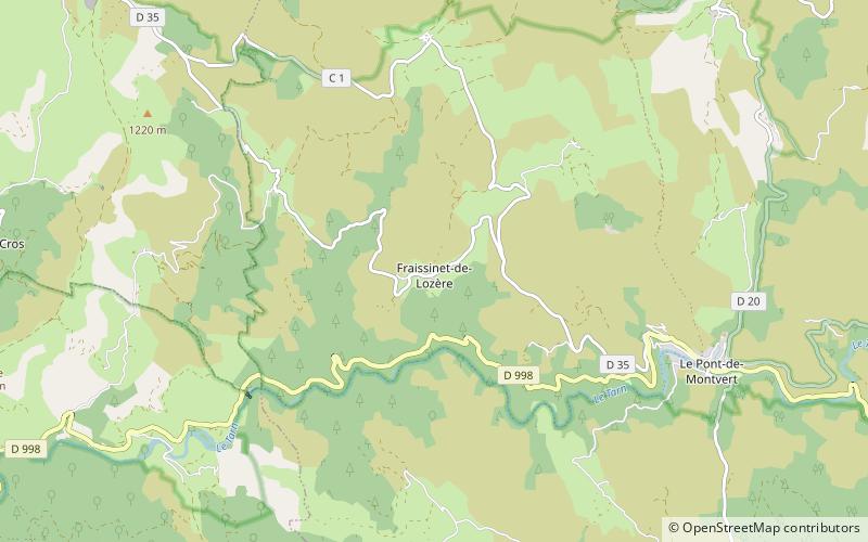 Fraissinet-de-Lozère location map