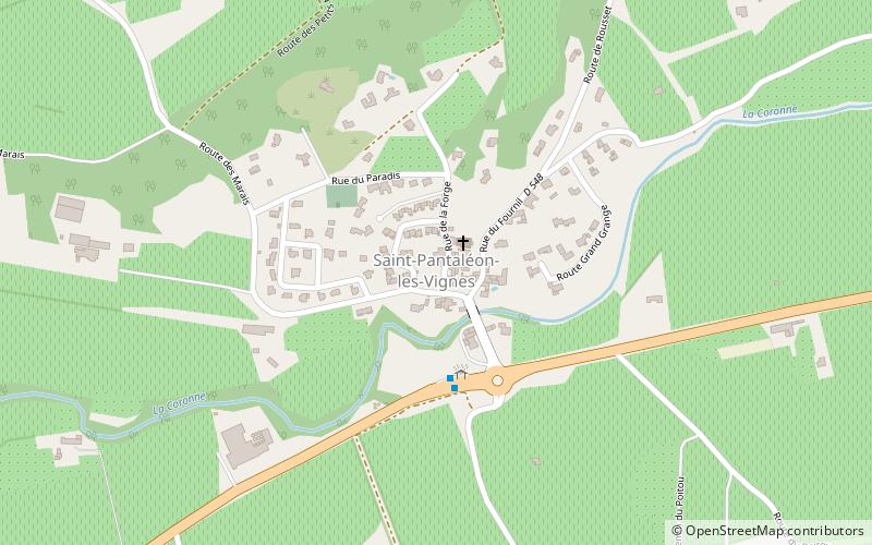 Saint-Pantaléon-les-Vignes location map