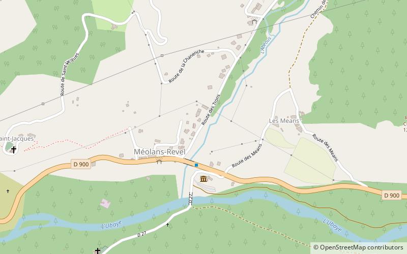 Méolans-Revel location map