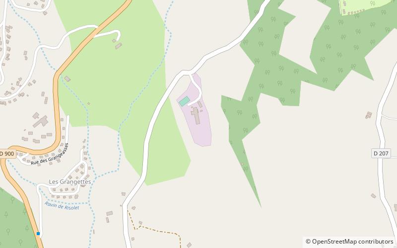 Montclar location map