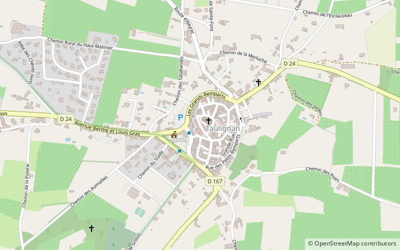 Taulignan location map