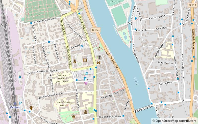 Tour du Pape Jean XXII location map