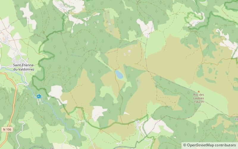 Étang de Barrandon location map