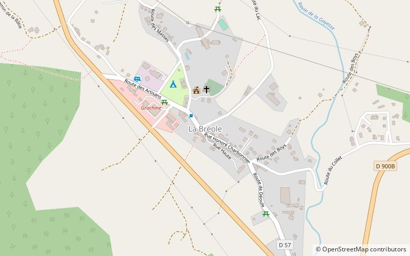La Bréole location map