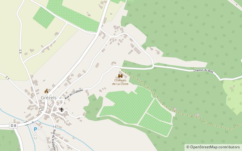 Château de La Coste location map