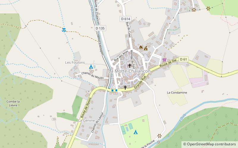 La Motte-Chalancon location map