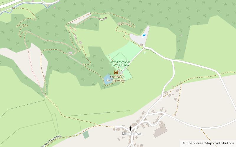 Château du Colombier location map