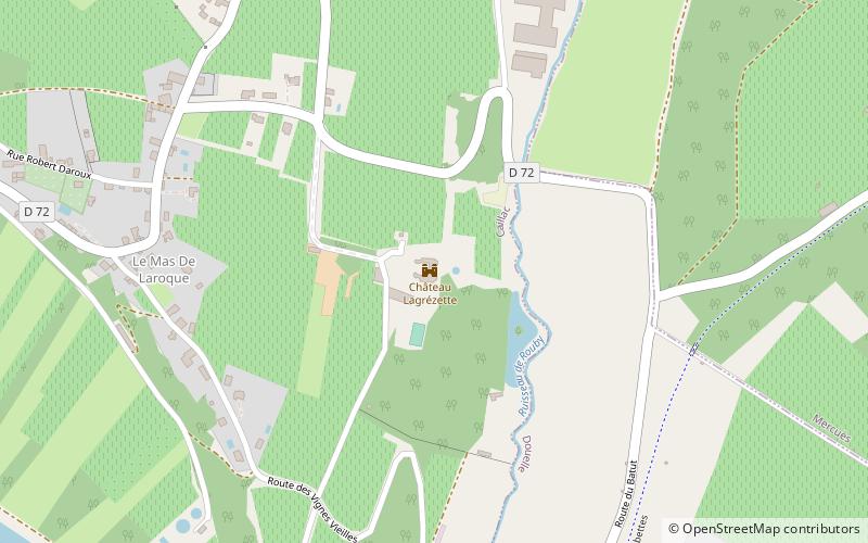Château Lagrézette location map