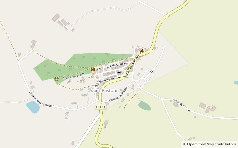 Église Saint-Pastour location map