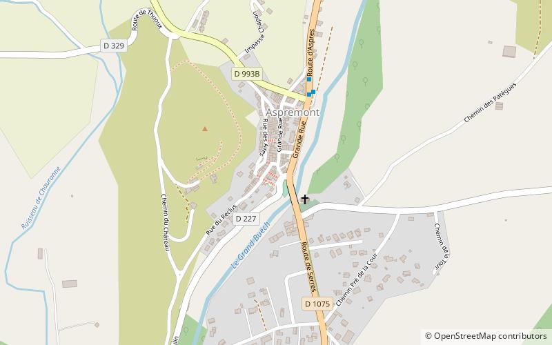 Aspremont location map