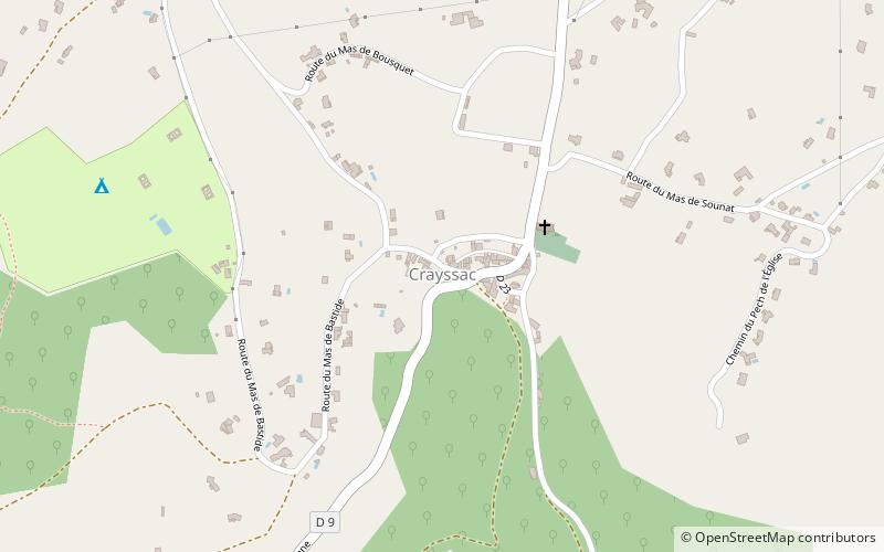 Crayssac location map