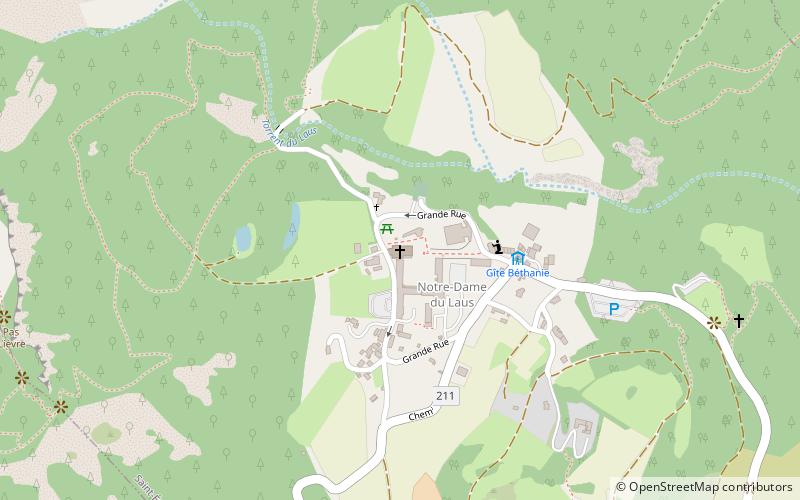 Notre-Dame du Laus location map