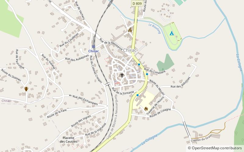 Saint-Romain Church location map