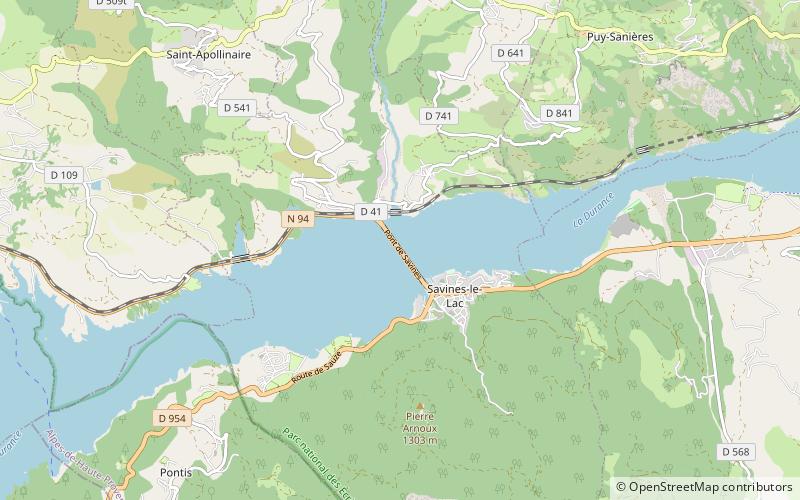 Pont de Savines location map