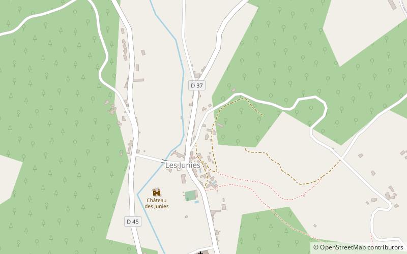 Château des Junies location map