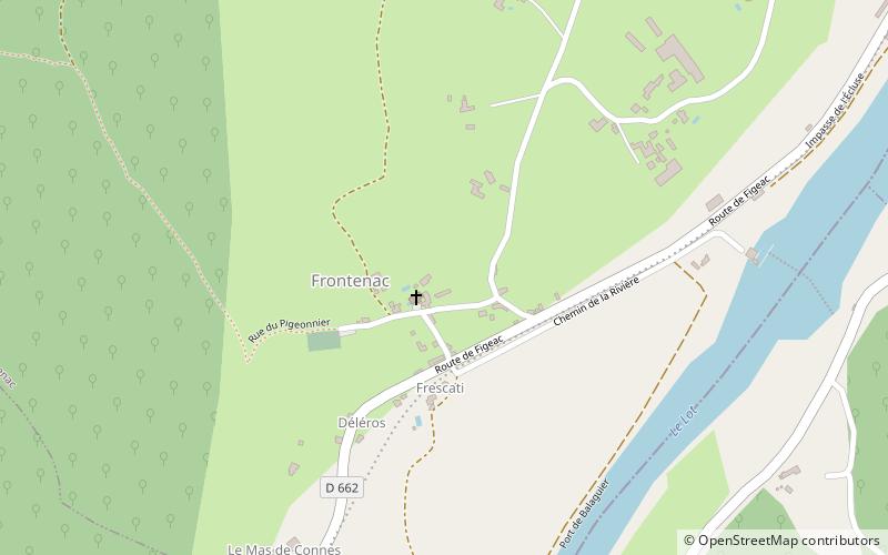 Frontenac location map